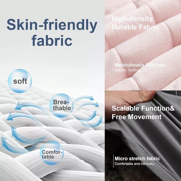 Women's Pink Velvet Puffer Jackets Coat Faux Fur Lining Winter Removable Hood - Picture 5 of 7